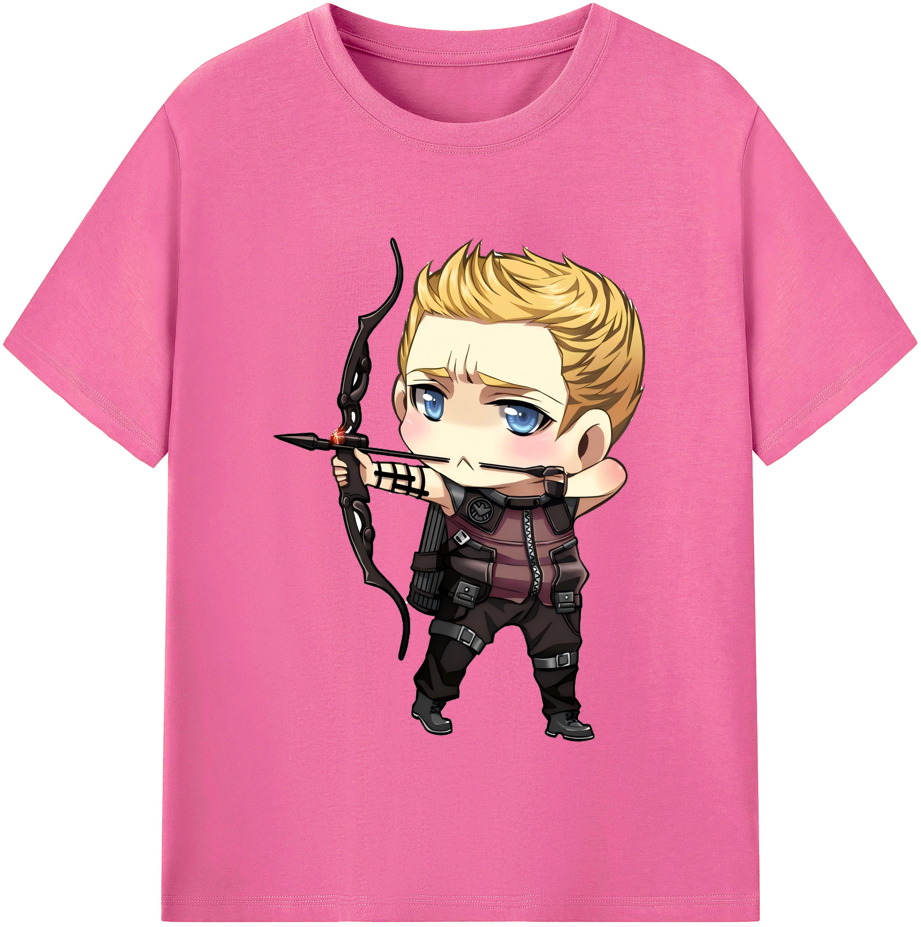 （画像用） アベンジャーズ The Avengers レディースカジュアルプリントTシャツ（綿100％）